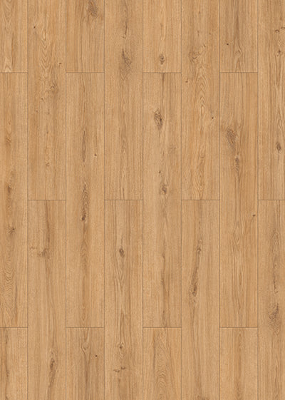 Laminato Idrofugo Uberwood Classen – Iconic Honey 9 × 192 × 1285 mm · AC5 / Classe 33 · Resistente all’acqua 168 ore · Materassino XPS integrato