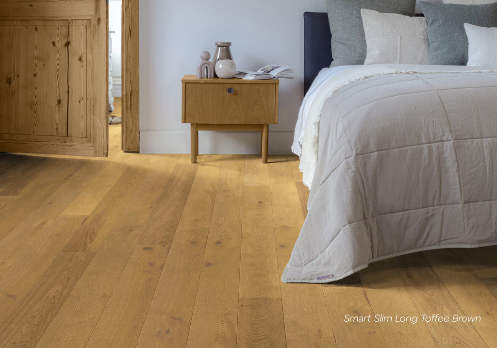 Parquet Prefinito Rovere Unilin Smart Slim Classic Toffee Brown | 10 x 145 x 910 mm