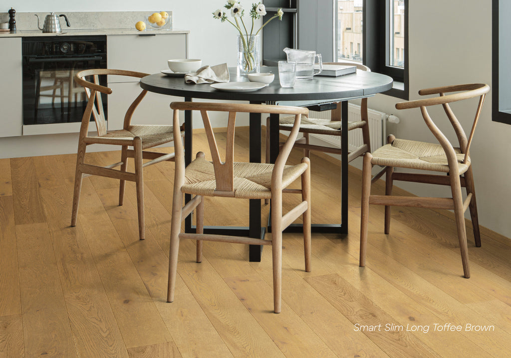 Parquet Prefinito Rovere Unilin Smart Slim Classic Toffee Brown | 10 x 145 x 910 mm
